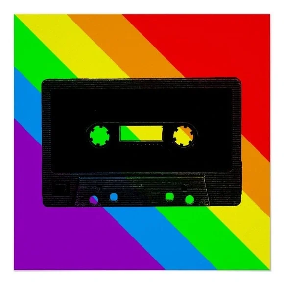 80’s Rock Multicolored Rhinestone Clutch Purse - Picture 7 of 15